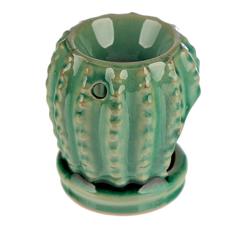 Eden Mini Cactus Ceramic Oil Burner - Gift Arch