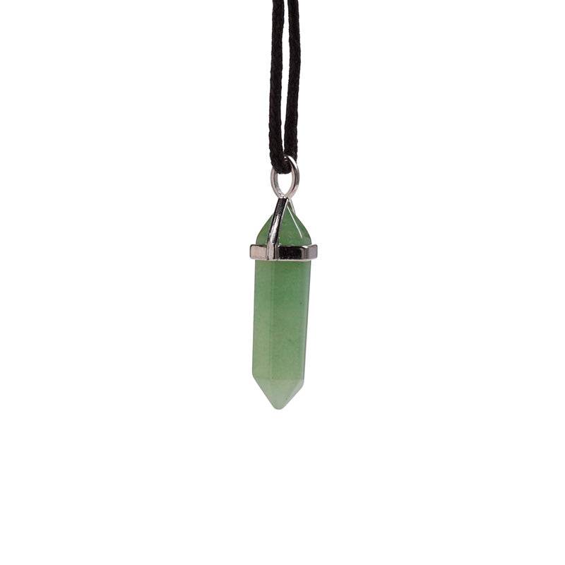 Healing Stone Gemstone Double Terminated Shaped Pendant - Gift Arch
