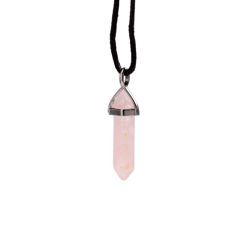 Healing Stone Gemstone Double Terminated Shaped Pendant - Gift Arch