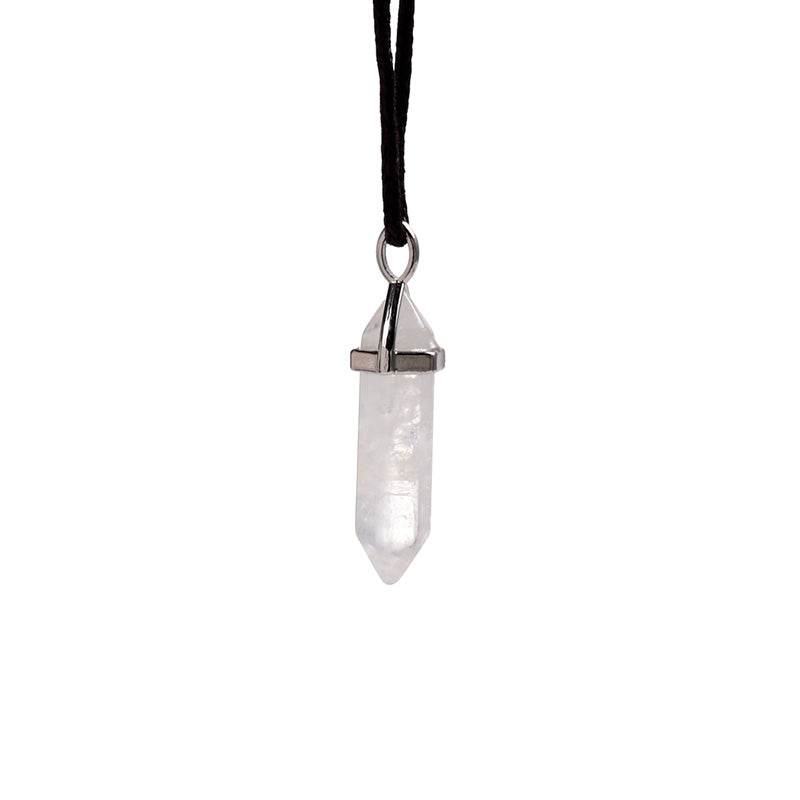 Healing Stone Gemstone Double Terminated Shaped Pendant - Gift Arch