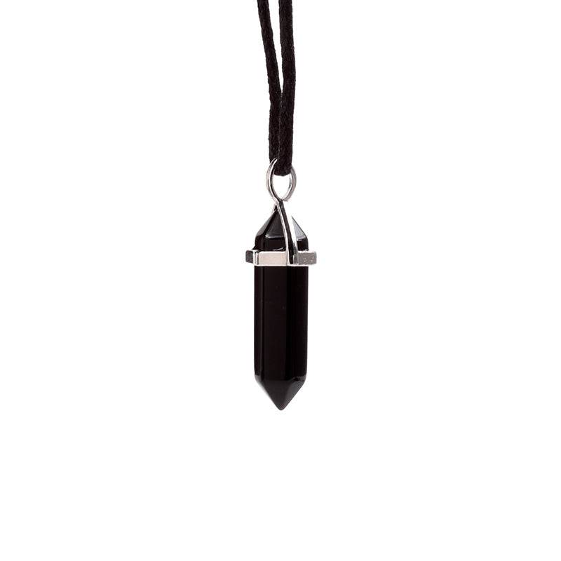 Healing Stone Gemstone Double Terminated Shaped Pendant - Gift Arch