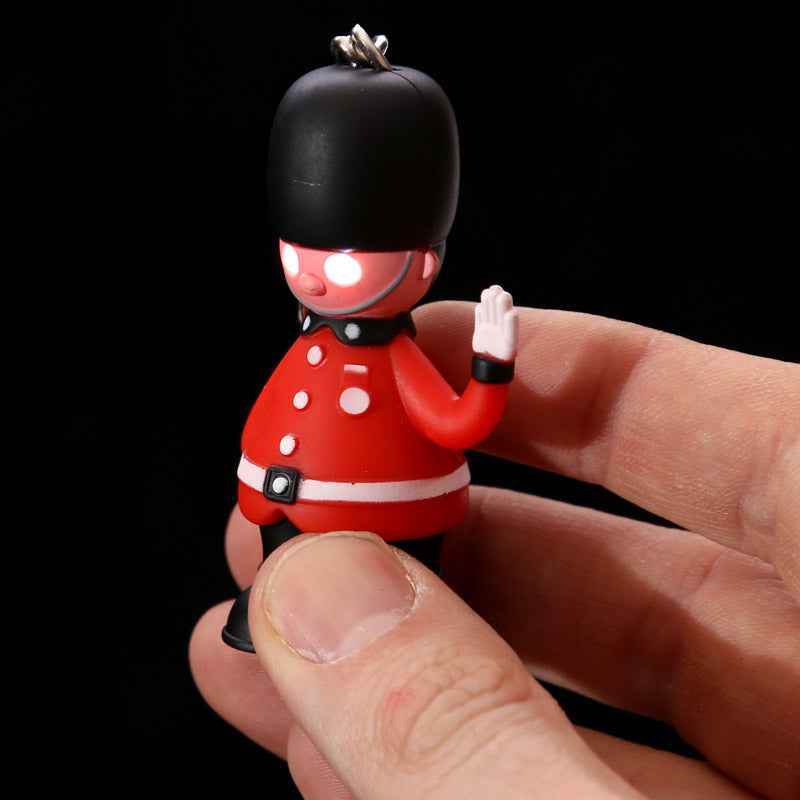 London Guardsman LED Keyring with Sound (Rule Britannia) - Gift Arch
