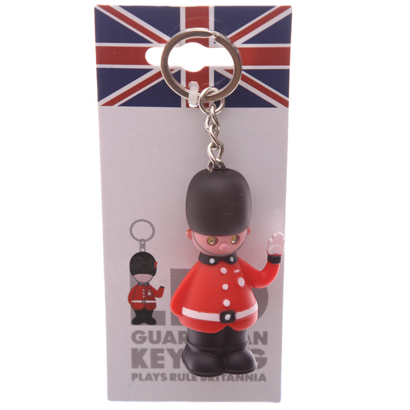 London Guardsman LED Keyring with Sound (Rule Britannia) - Gift Arch