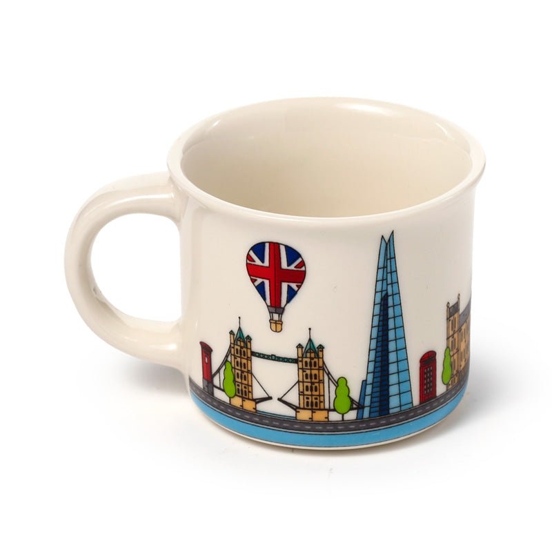 London Icons Set of 2 Porcelain Espresso Cups - Gift Arch