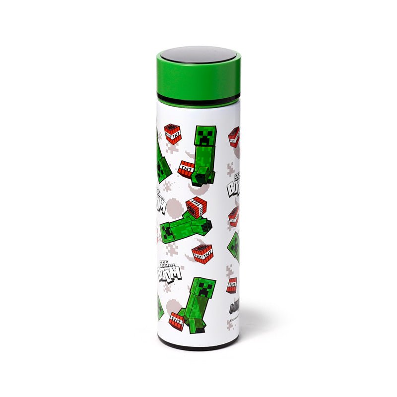 Minecraft SSS… BOOM Hot & Cold Digital Thermometer Bottle - Gift Arch