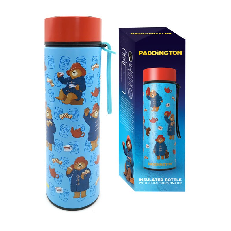 Paddington Bear Hot & Cold Digital Thermometer Bottle - Gift Arch