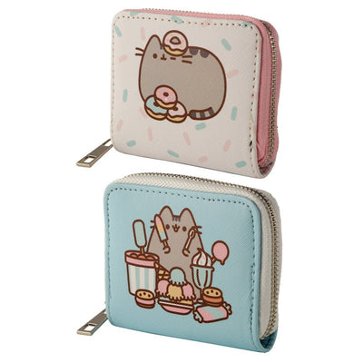 Pusheen Foodie Cat Zip Around Small Wallet Purse - Gift Arch
