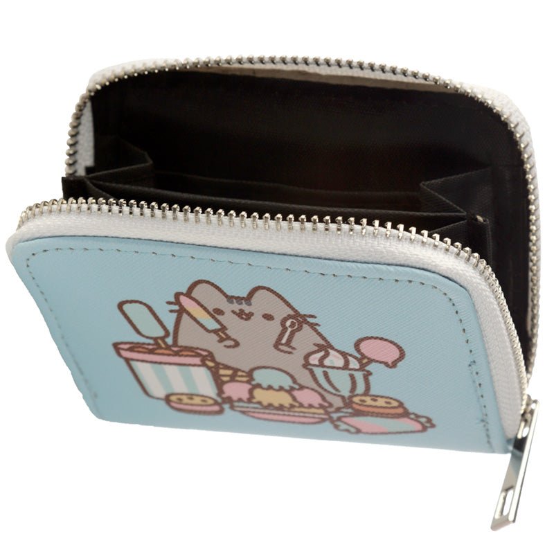 Pusheen Foodie Cat Zip Around Small Wallet Purse - Gift Arch