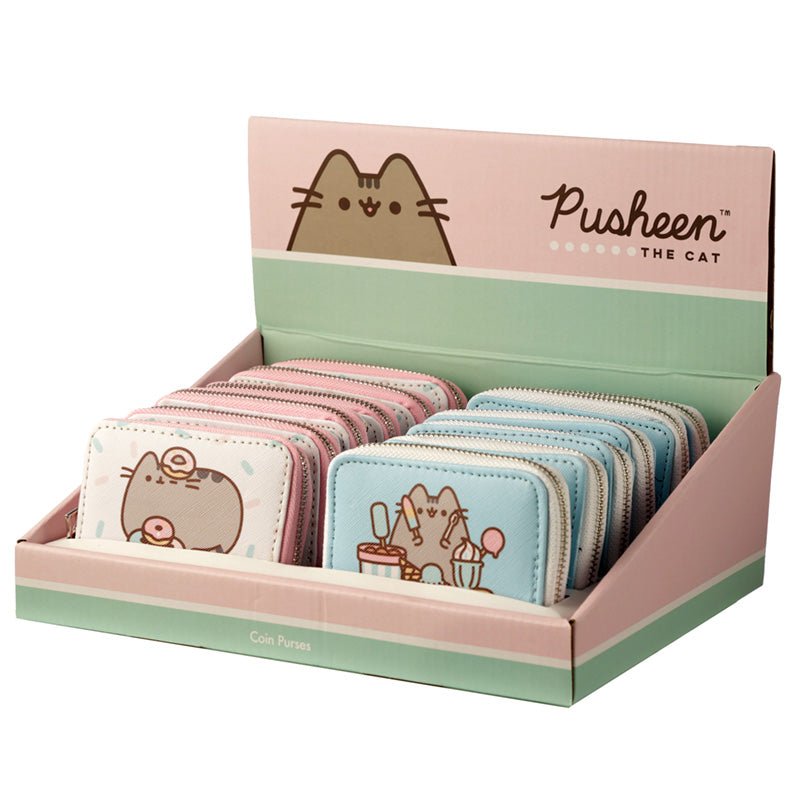 Pusheen Foodie Cat Zip Around Small Wallet Purse - Gift Arch