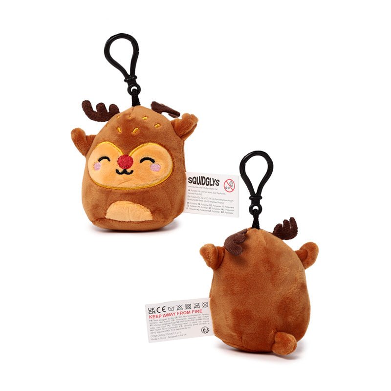 Squidglys Festive Friends Christmas Plush Keyring - Gift Arch