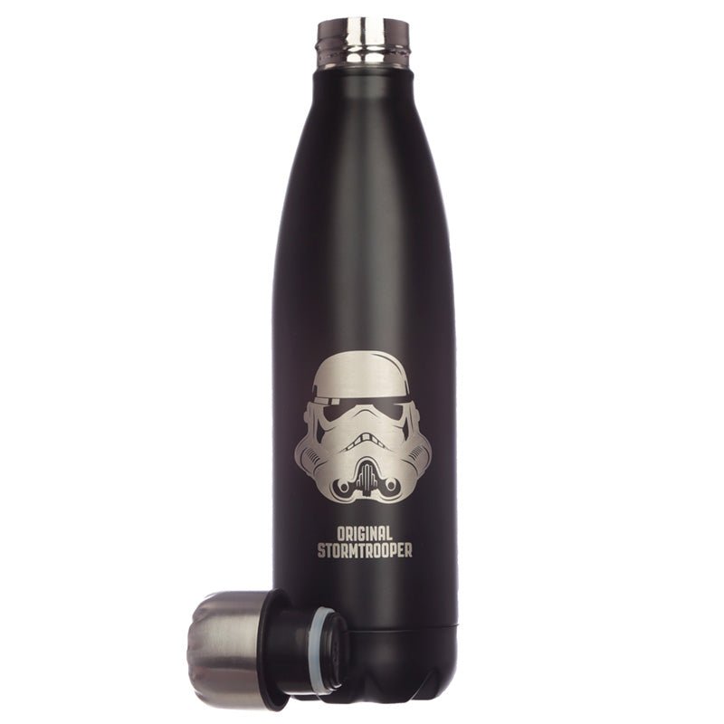 The Original Stormtrooper Hot & Cold Drinks Bottle 500ml Black - Gift Arch