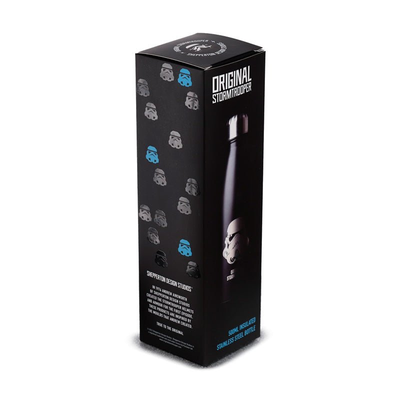 The Original Stormtrooper Hot & Cold Drinks Bottle 500ml Black - Gift Arch