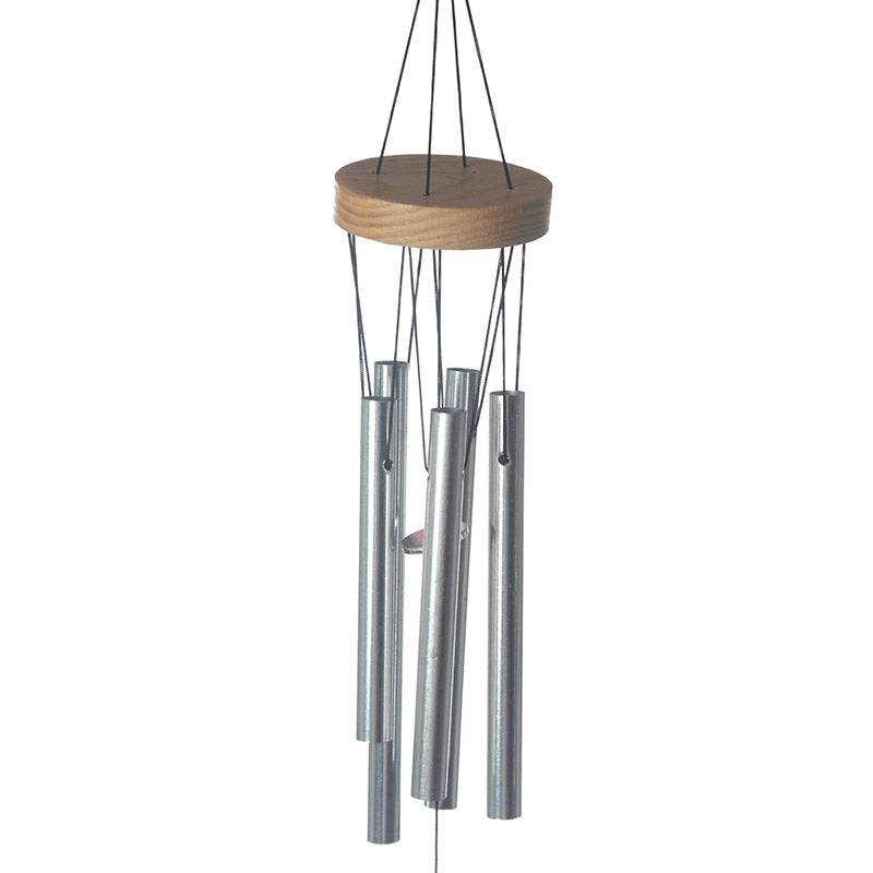 Wooden Wind Chime with Metal Tubes 37cm - Gift Arch