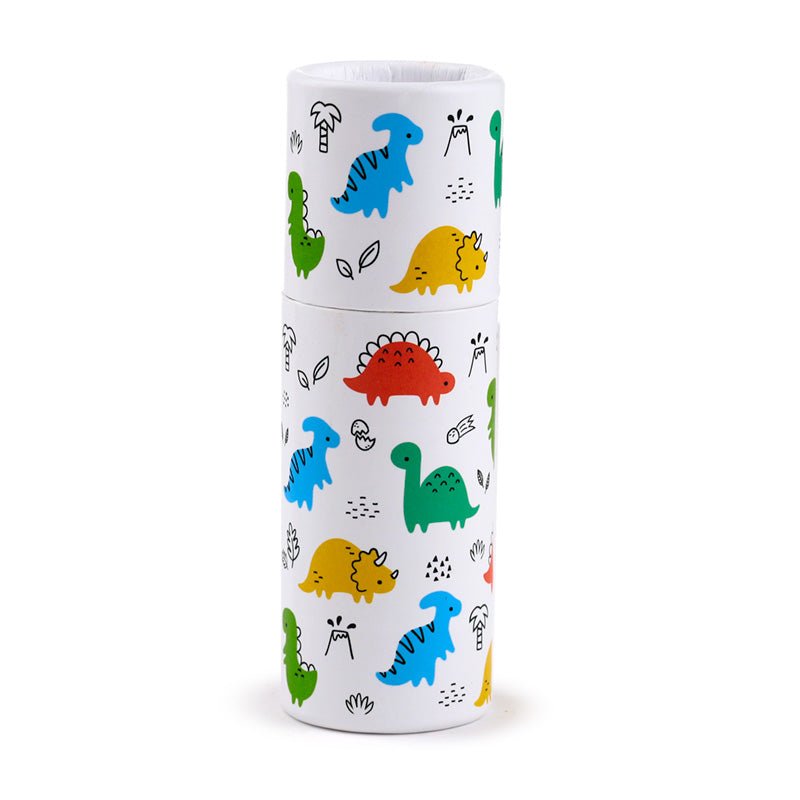Dinosauria Jr Pencil Pot with 12 Colouring Pencils - Gift Arch
