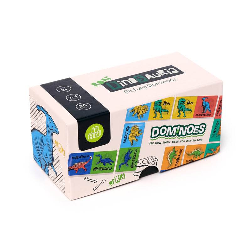 Dinosauria Kids Dominoes Set - Gift Arch