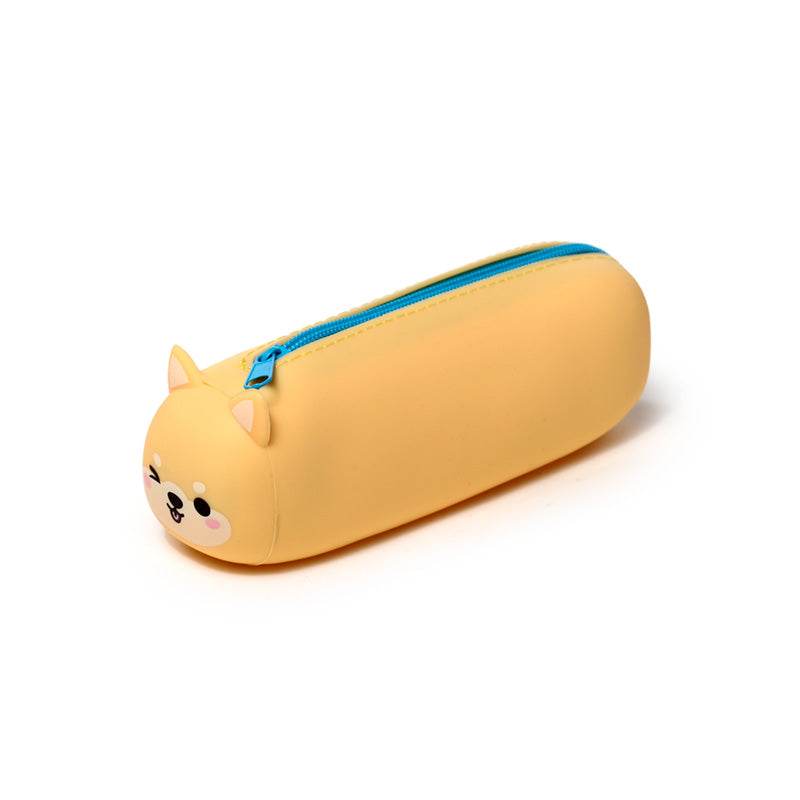 Adoramals Shiba Inu Dog Silicone Pencil Case - Gift Arch