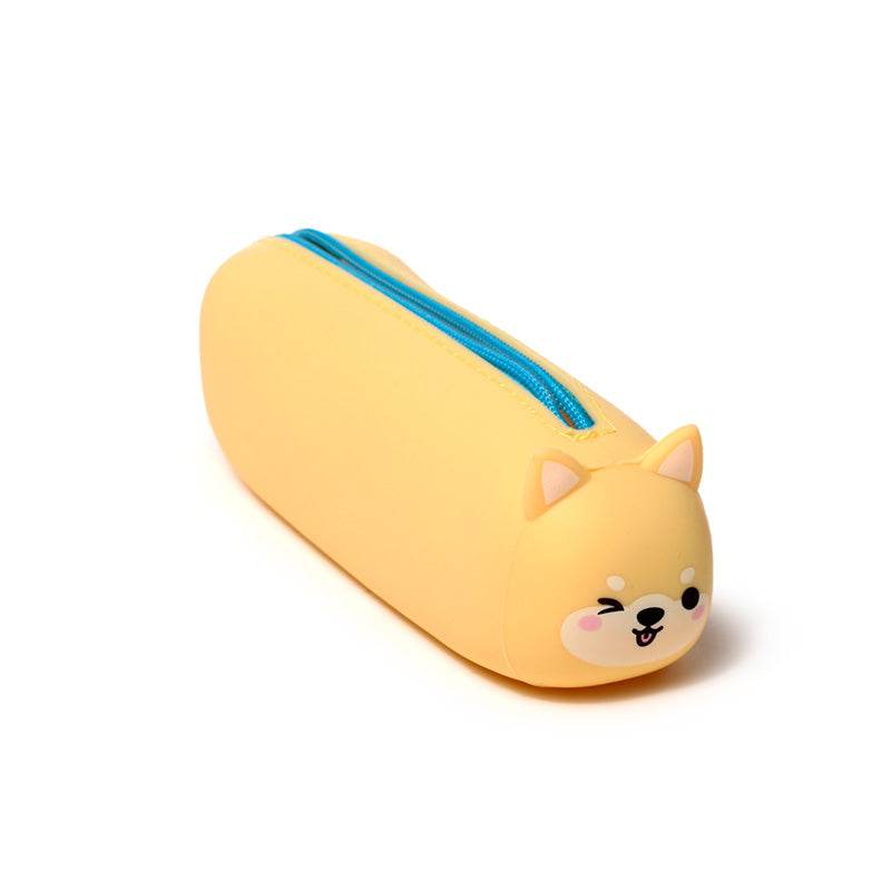 Adoramals Shiba Inu Dog Silicone Pencil Case - Gift Arch