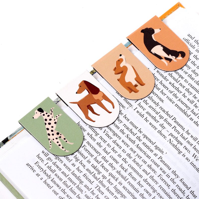 Barks Dog Magnetic Bookmark Set - Gift Arch