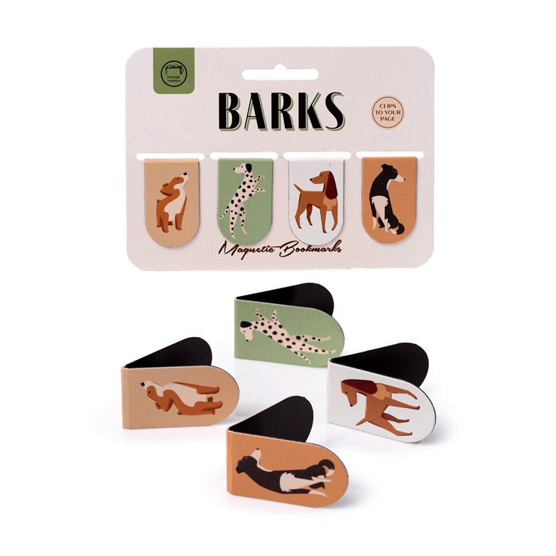 Barks Dog Magnetic Bookmark Set - Gift Arch