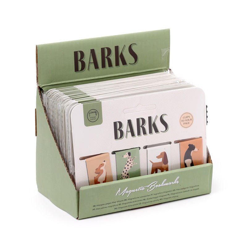Barks Dog Magnetic Bookmark Set - Gift Arch