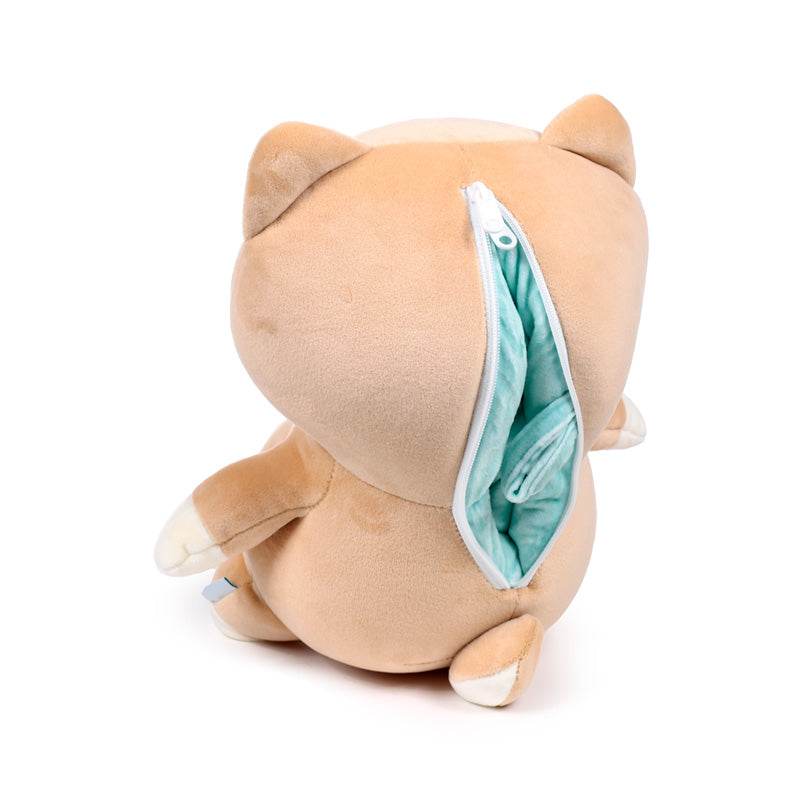 Swapseazzz Adoramals Shuggs the Shiba Inu 2-in-1 Plush Travel Pillow & Toy - Gift Arch
