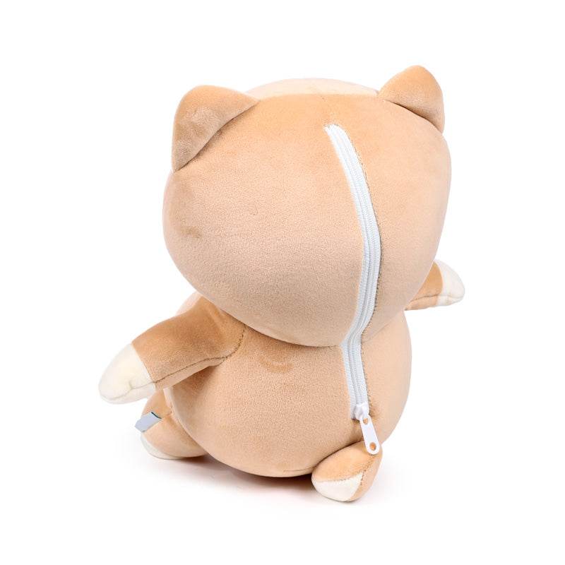 Swapseazzz Adoramals Shuggs the Shiba Inu 2-in-1 Plush Travel Pillow & Toy - Gift Arch