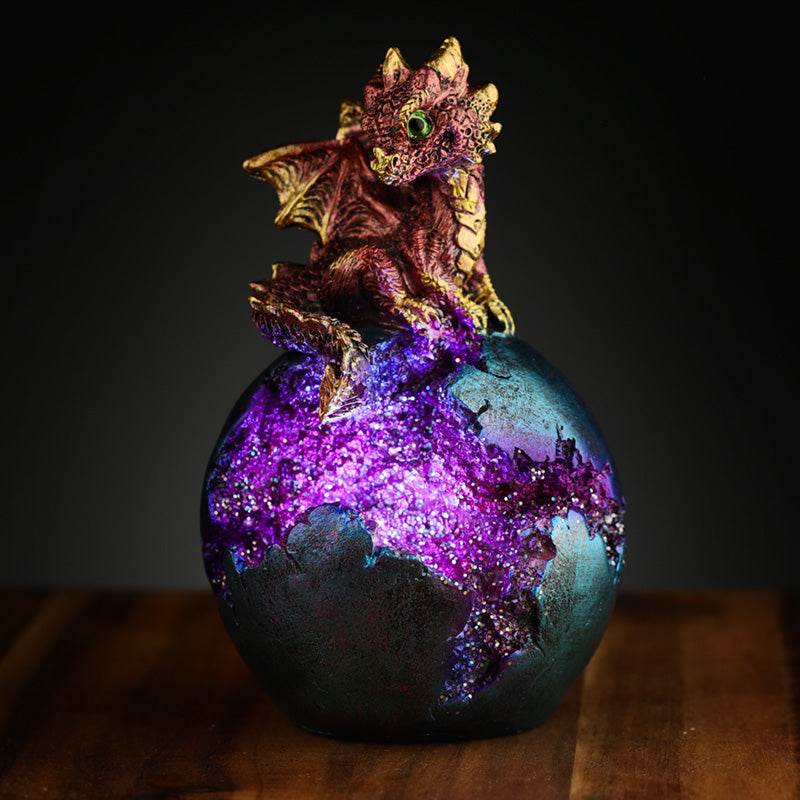 Baby Dragon LED Geode Dragon Egg - Gift Arch