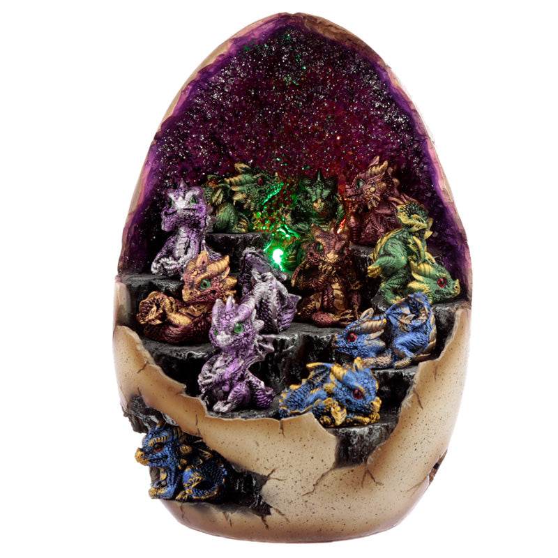 Crystal Dragon Egg LED World Figures Display Stand - Gift Arch