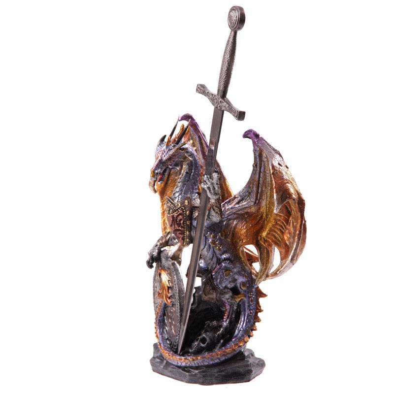 Dark Legends Fire Shield Dragon - Gift Arch