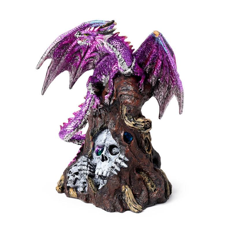 Dark Legends LED Keeper of the Death Gate Amethyst Dragon - Gift Arch