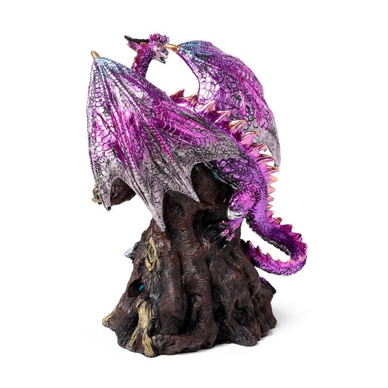 Dark Legends LED Keeper of the Death Gate Amethyst Dragon - Gift Arch