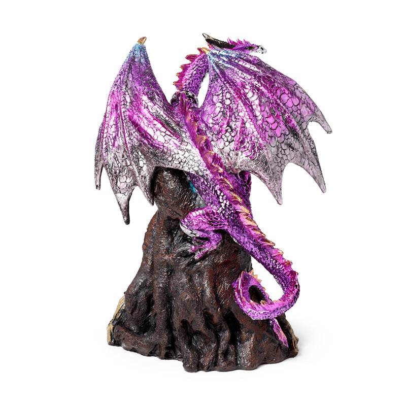 Dark Legends LED Keeper of the Death Gate Amethyst Dragon - Gift Arch