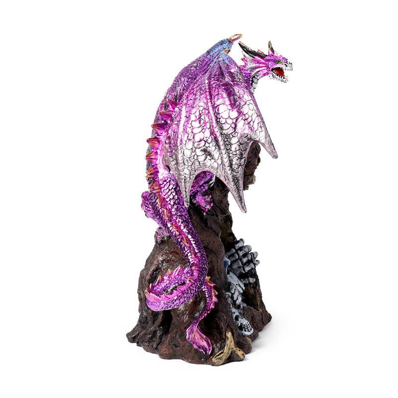 Dark Legends LED Keeper of the Death Gate Amethyst Dragon - Gift Arch