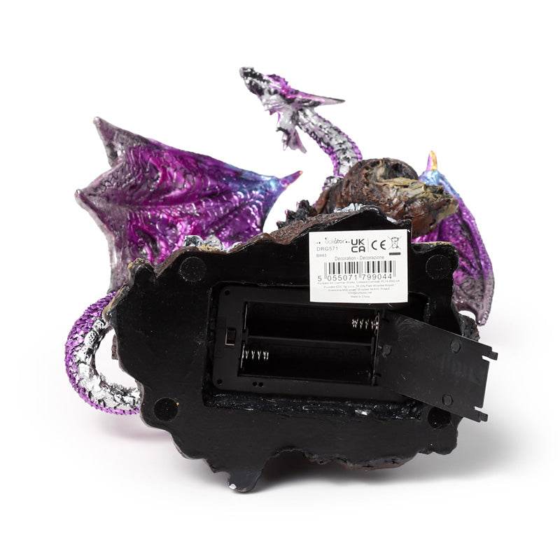 Dark Legends LED Keeper of the Death Gate Amethyst Dragon - Gift Arch
