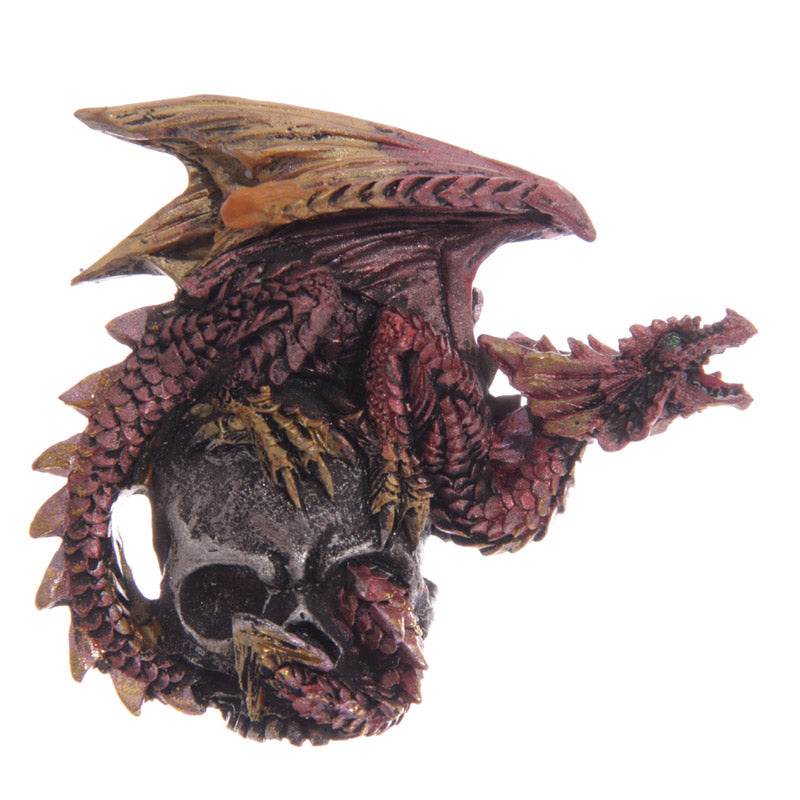 Dark Legends Silver Skull Dragon Magnet - Gift Arch