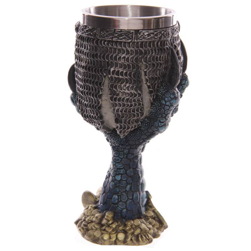 Decorative Dragons Claw & Warrior Skull Goblet - Gift Arch