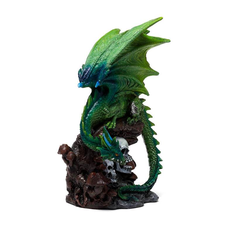 Enchanted Nightmare Emerald Spirit of the Forest Skull Dragon - Gift Arch