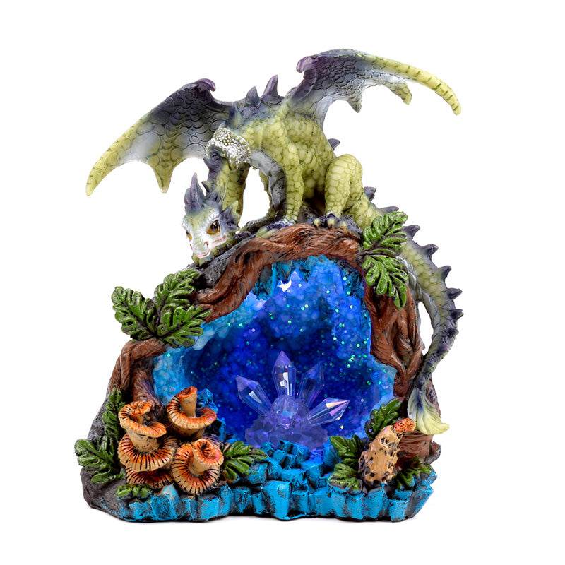 Sweet Dreams Baby Dragon LED Woodland Crystal Cave - Gift Arch