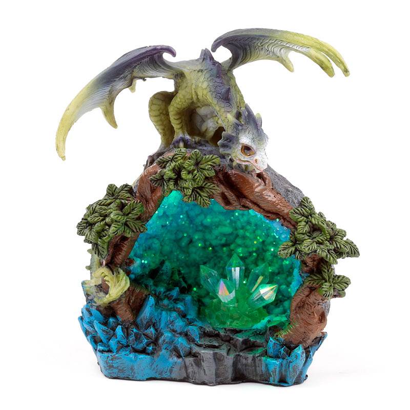 Sweet Dreams Baby Dragon LED Woodland Crystal Den - Gift Arch