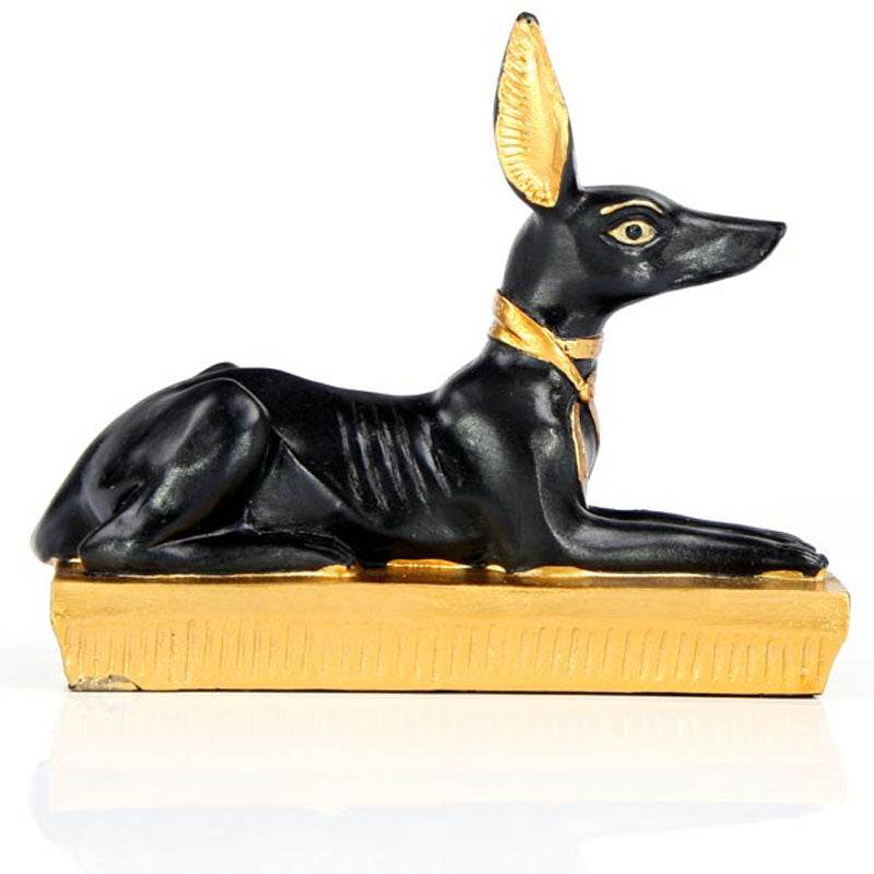 Black & Gold Anubis Recumbent - Gift Arch
