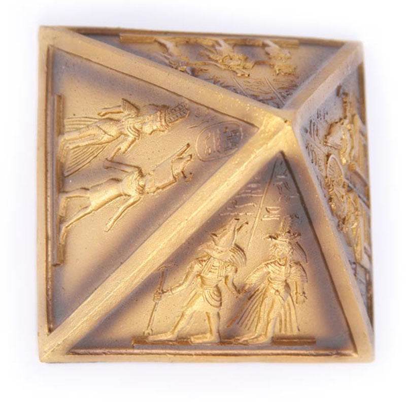 Hieroglyphic Decorated Pyramid - Gift Arch