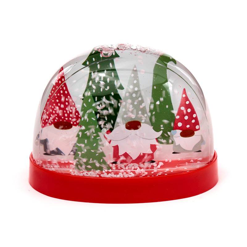 Christmas Gonk Large Glitter Snow Storm - Gift Arch