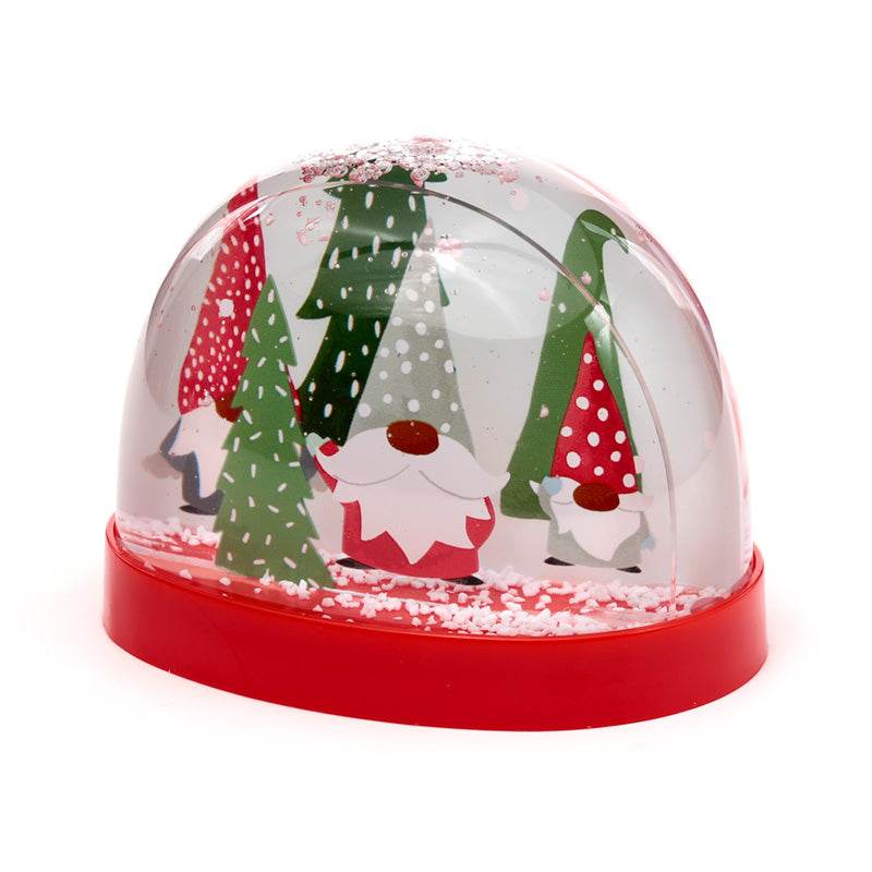 Christmas Gonk Large Glitter Snow Storm - Gift Arch