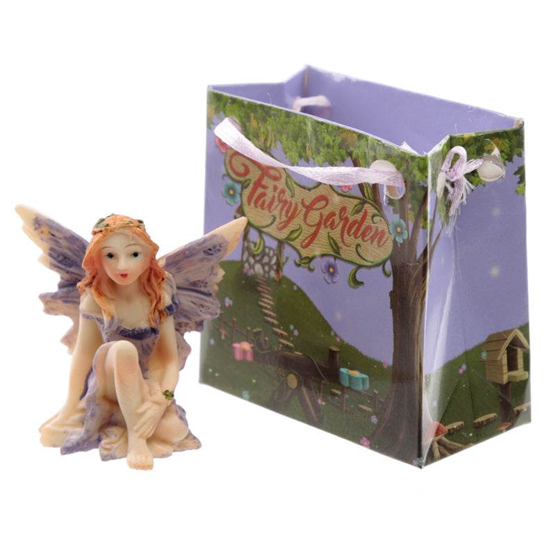 Flower Fairy Garden Fairy in a Mini Gift Bag - Gift Arch