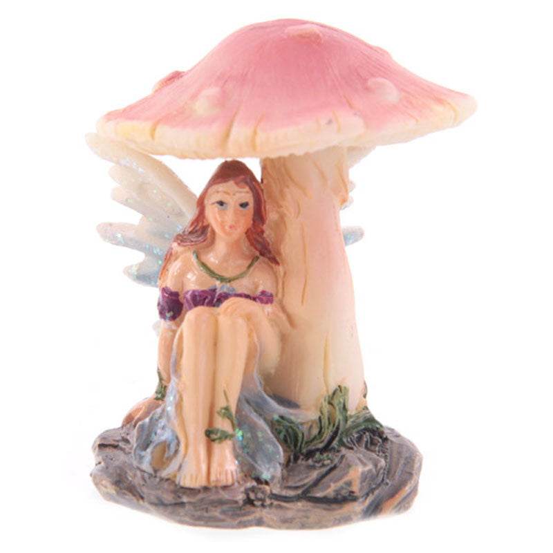 Flower Fairy Resting Under Mushroom - Gift Arch