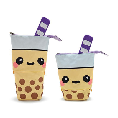 Foodiemals Boba the Bubble Tea Pop Up Canvas Pencil Case - Gift Arch