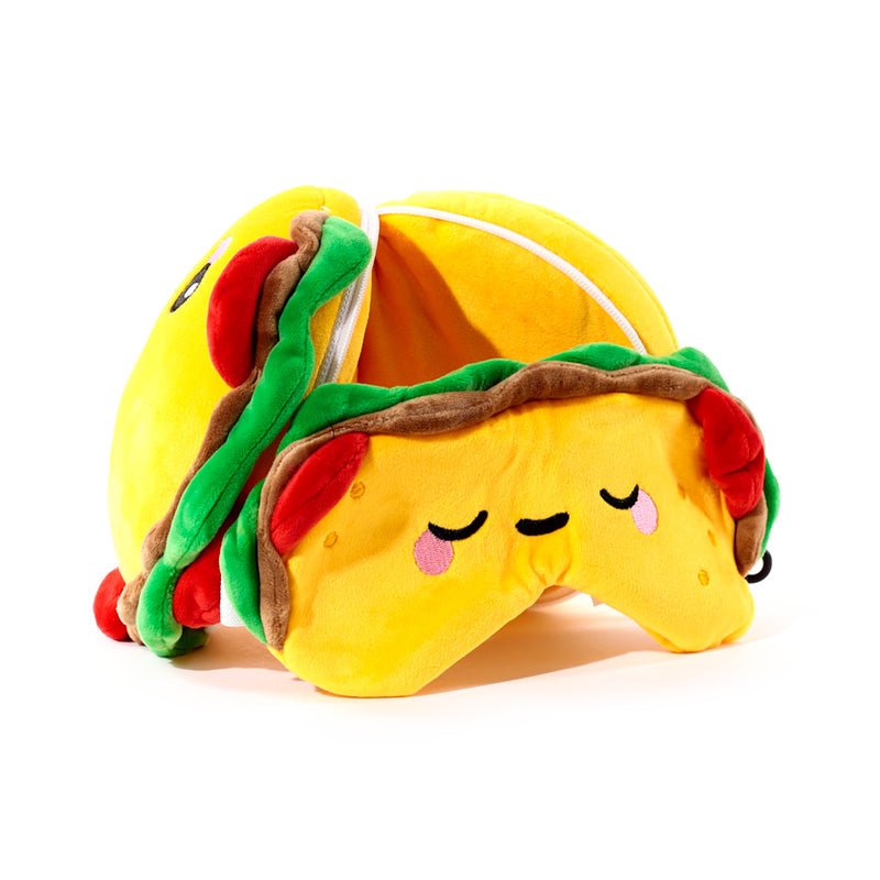 Relaxeazzz Foodiemals Frida the Taco Travel Pillow & Eye Mask - Gift Arch