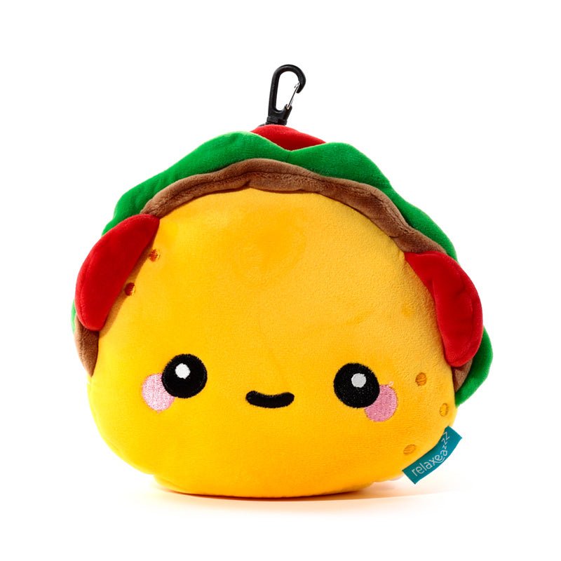 Relaxeazzz Foodiemals Frida the Taco Travel Pillow & Eye Mask - Gift Arch