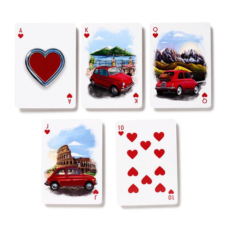 Fiat 500 Standard Playing Card Deck - Gift Arch