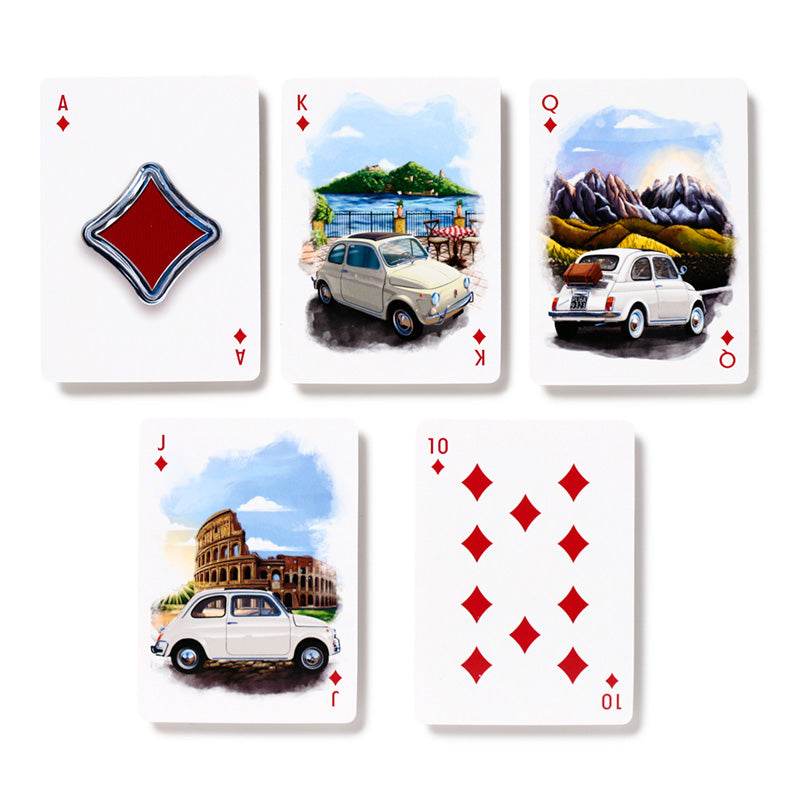 Fiat 500 Standard Playing Card Deck - Gift Arch